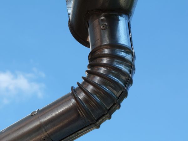 Metal Downspout Installation in Odessa