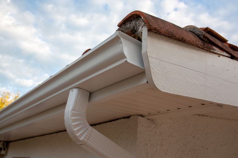 Gutter System in a Rainstorm