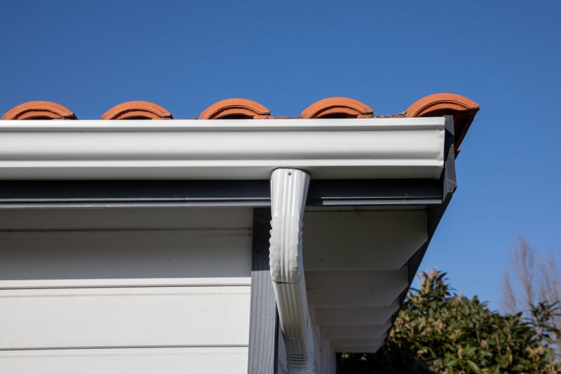 Gutter System on Roof Edge